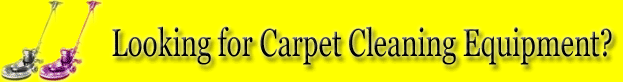 Carpet cleaning equipment and supplies