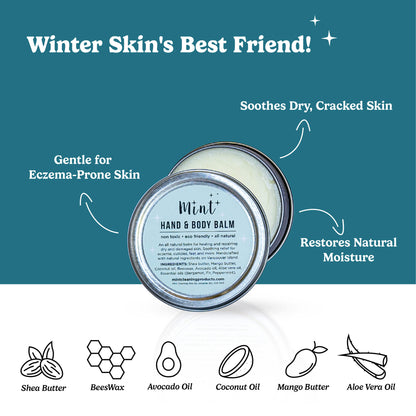 Graphic for Mint Hand &amp; Body Balm titled &